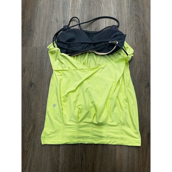 Lululemon Flow & Go Tank Top Yellow Sz‎ 6 - Picture 4 of 6